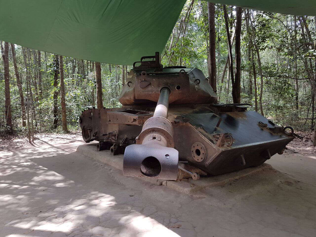 Tank from the Vietnam War