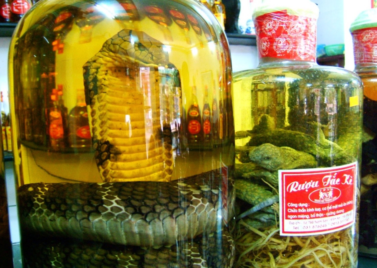 Snake/ scorpion wine, or Ruou thuoc