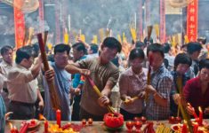 People Porepearing for Tet Festival