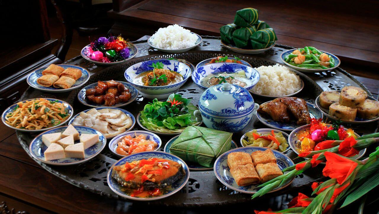 Food Prepeared For Lunar New Year